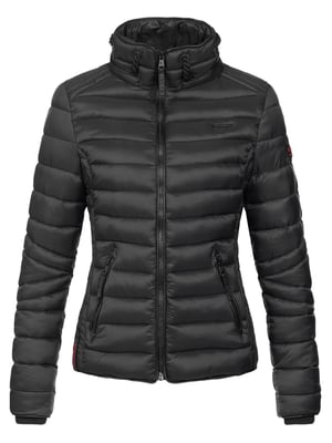 Navahoo Dames Gewatteerde Jas Lulana – Licht, Trendy & Afneembare Capuchon