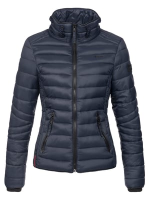 Navahoo Dames Gewatteerde Jas Lulana – Licht, Trendy & Afneembare Capuchon