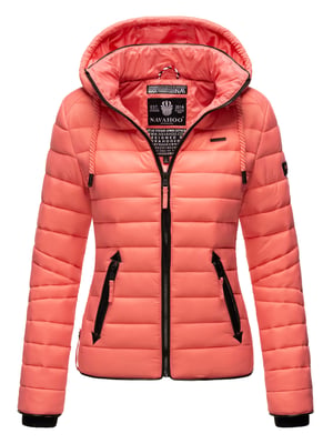 Navahoo Dames Gewatteerde Jas Lulana – Licht, Trendy & Afneembare Capuchon