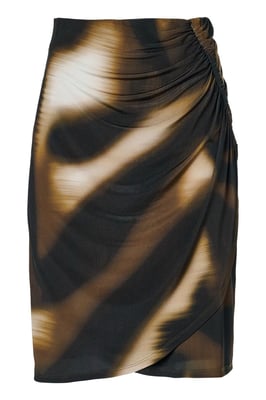 Avery Print Rok Olijfgroen / Multi