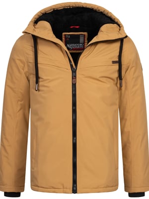 Alessandro Salvarini heren winterjas AS-331 met teddyvoering en capuchon