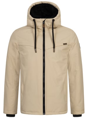 Alessandro Salvarini heren winterjas AS-331 met teddyvoering en capuchon