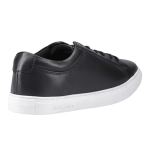 Jack And Jones Heren Galaxy Leren Trainers (Antraciet)
