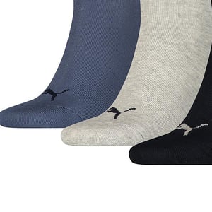 Puma Unisex Kwartaaltraining voor volwassenen (Pakket van 3) (Marine / Zwart/Lichtgrijs)