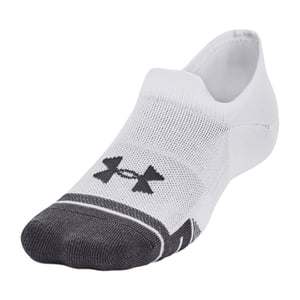 Under Armour Volwassen uniseks Ultra-Lage Trainingssokken (Set van 3) (Wit)