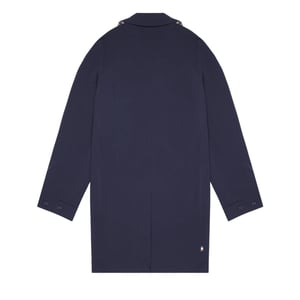 Aquascutum Active Stretch Caban Trenchcoat Marineblauwe Jas