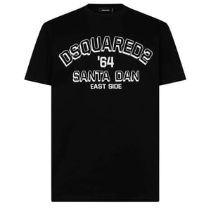 Dsquared2 Santa Dan 64 Zwart T-shirt