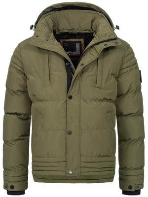 Alessandro Salvarini heren winterjas AS-281 met teddyvoering en afneembare capuchon