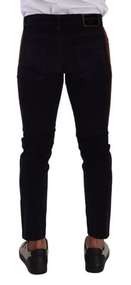 Casual Corduroy Broek met Zijkanten