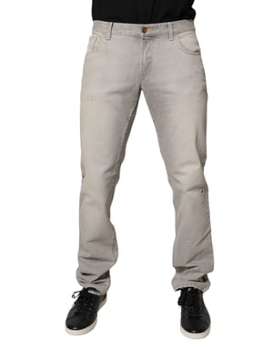 Versleten Denim Jeans