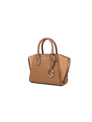 Michael Kors Avril Extra Kleine Schoudertas Bruin