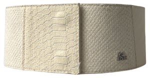 GF Ferre Off White Gewaxte Katoenen Brede Mode Tailleband Tailleband
