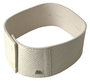 GF Ferre Off White Gewaxte Katoenen Brede Mode Tailleband Tailleband
