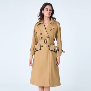 Lange trenchcoat