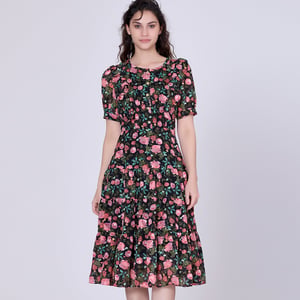 Bloemprint theejurk