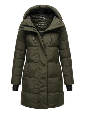 Marikoo dames winterjas met capuchon & fleecevoering – Kaituu