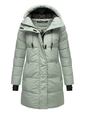 Marikoo dames winterjas met capuchon & fleecevoering – Kaituu
