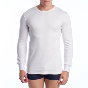 Katoenen thermoshirt met lange mouwen voor heren A0258