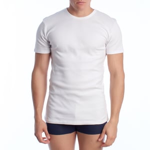 Thermisch heren T-shirt met korte mouwen in katoen A0256