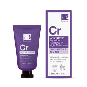 Dr Botanicals Cranberry Superfood Gezonde Huid Nachtcrème 30ml
