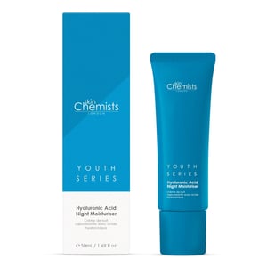 skinChemists Jeugdserie 1% Hyaluronzuur Nachtcrème 50ml x 2 Duo-pakket
