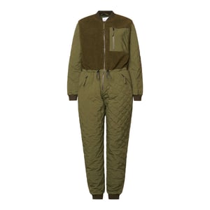 Ana Quilt Jumpsuit in Army