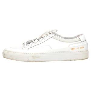 Common Projects Achilles Super Mesh-Trimmed Sneakers in Witte Leer