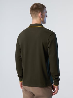 North Sails Polo Shirt Lange mouwen met kraagprint