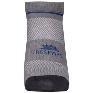 Trespass Unisex Volwassenen Isolate Coolmax Trainer Sok (Pakket van 2) (Platina/Donkergrijs)