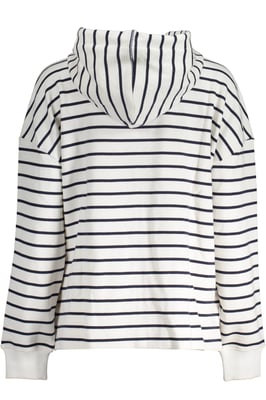 Breton Streep Rits Hoodie