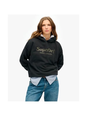 Superdry damessweatshirt in metaalkleur