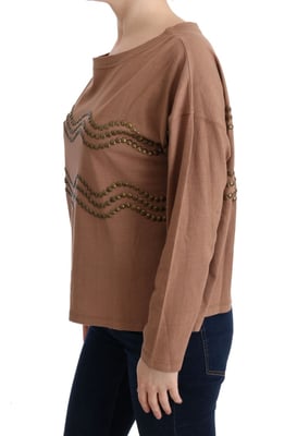 John Galliano Bruin Gebreid Pullover Truien