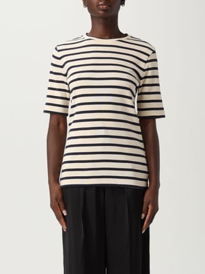 Gestreept T-shirt met Korte Mouwen