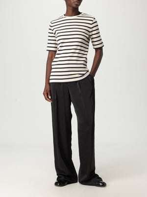 Gestreept T-shirt met Korte Mouwen