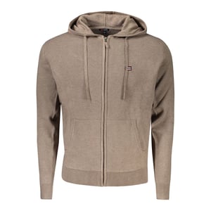 Gebreide Rits Hoodie Casual Stijl