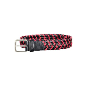 Vlechtleren Riem Roodmarine