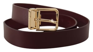 Leren Riem Gouden Gesp
