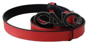 Costume National Riem Rode Leer