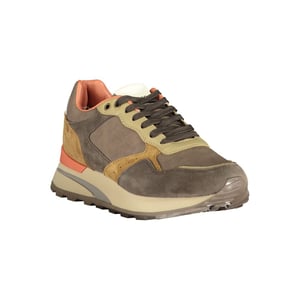 Usaka Sneakers Grijsoranje Suède