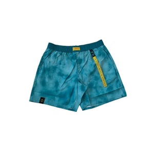 Tiedye zwemshorts met label