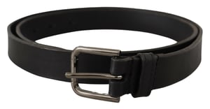Leren Riem met Gunmetal Gesp
