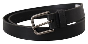 Leren Riem met Gunmetal Gesp