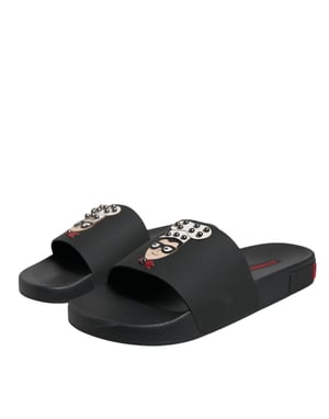 Zwembadsandalen met Cartoonprintstijl