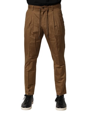 Ontspannen Pasvorm Casual Katoenen Broek