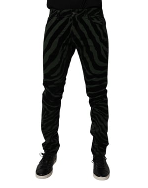 Zebra Print Casual Broek