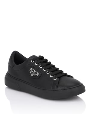 Leather Lo-Top Sneakers Iconic Plein