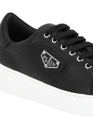 Leather Lo-Top Sneakers Iconic Plein