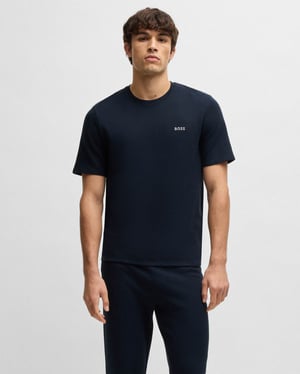Pyjama T-shirt in Donkerblauw