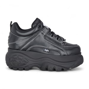Buffalo Dames Zwarte Chunky Platform Fashion Sneakers - 1339-14