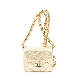Vintage Micro Mini Chain Crossbody  Schoudertas